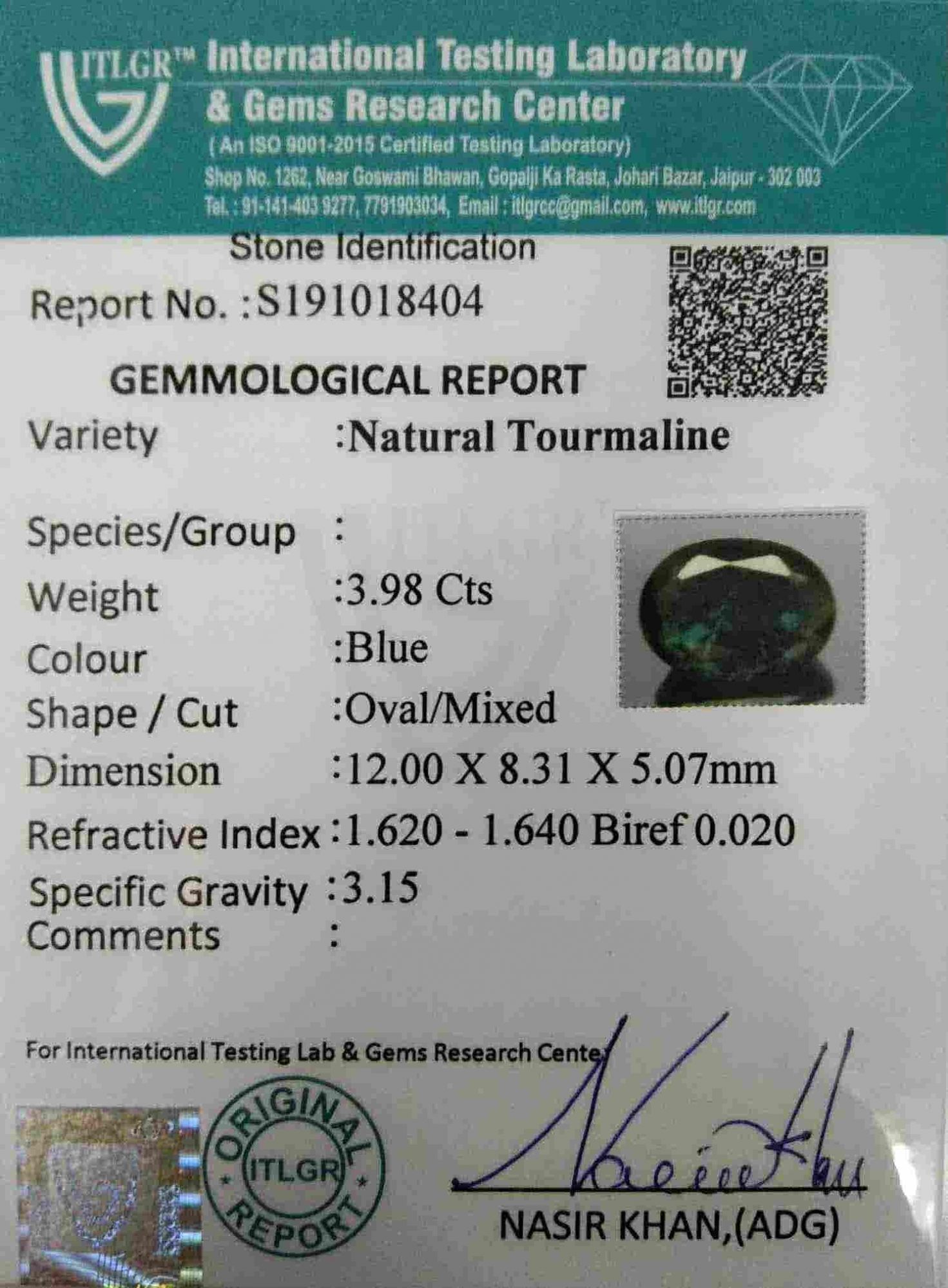 Tourmaline - 3.98 Carat