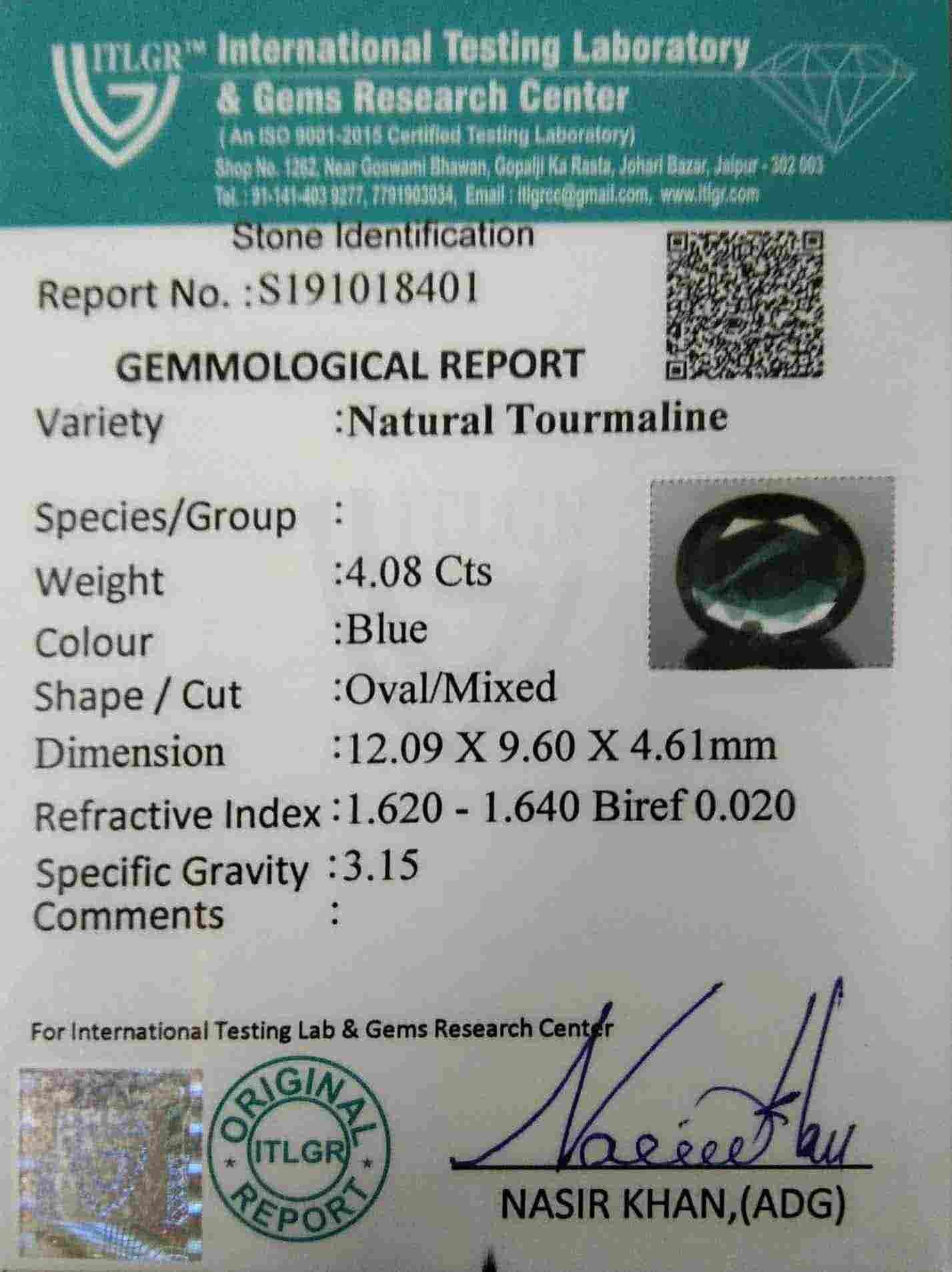 Tourmaline - 4.08 Carat