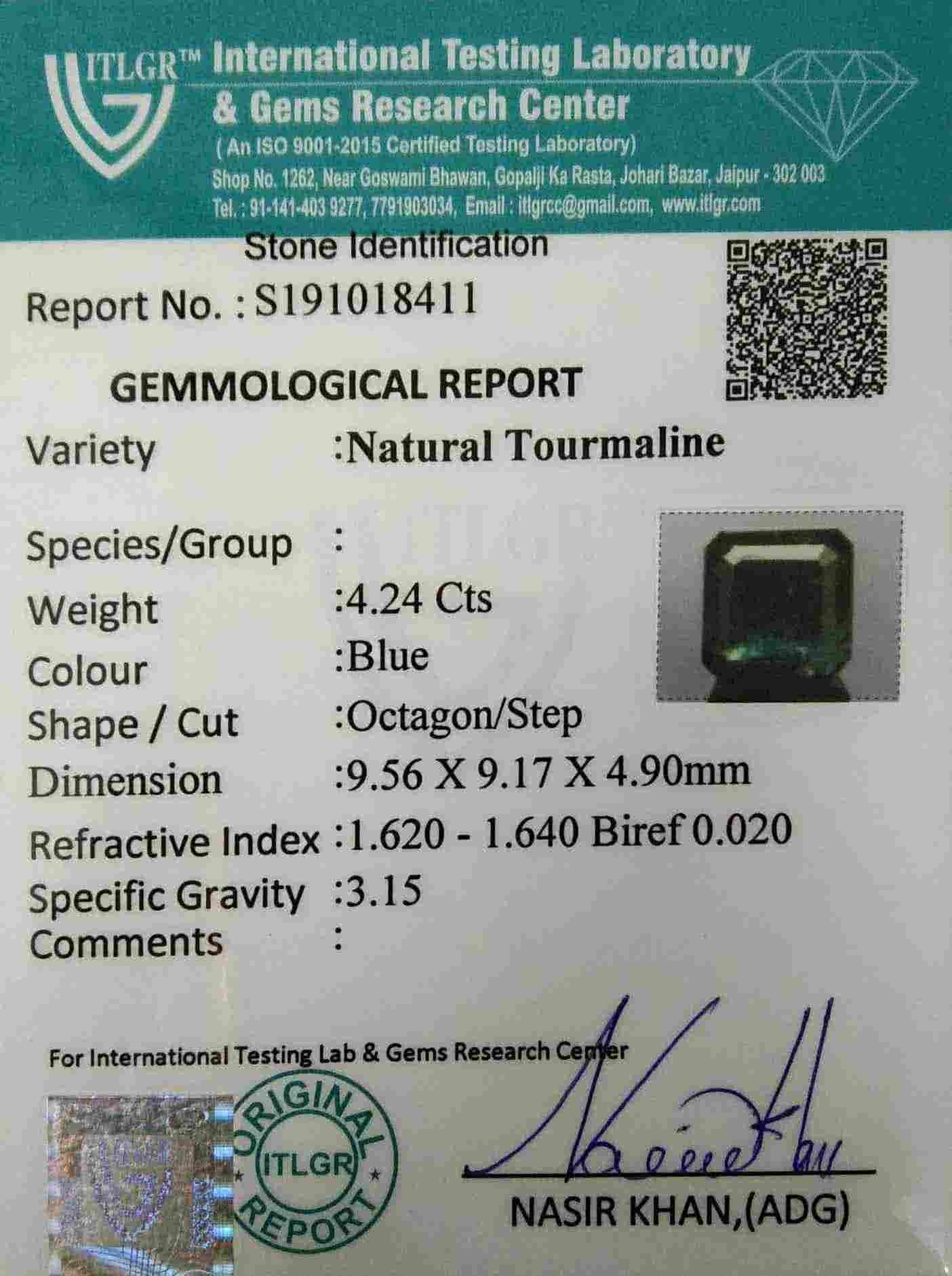 Tourmaline - 4.24 Carat