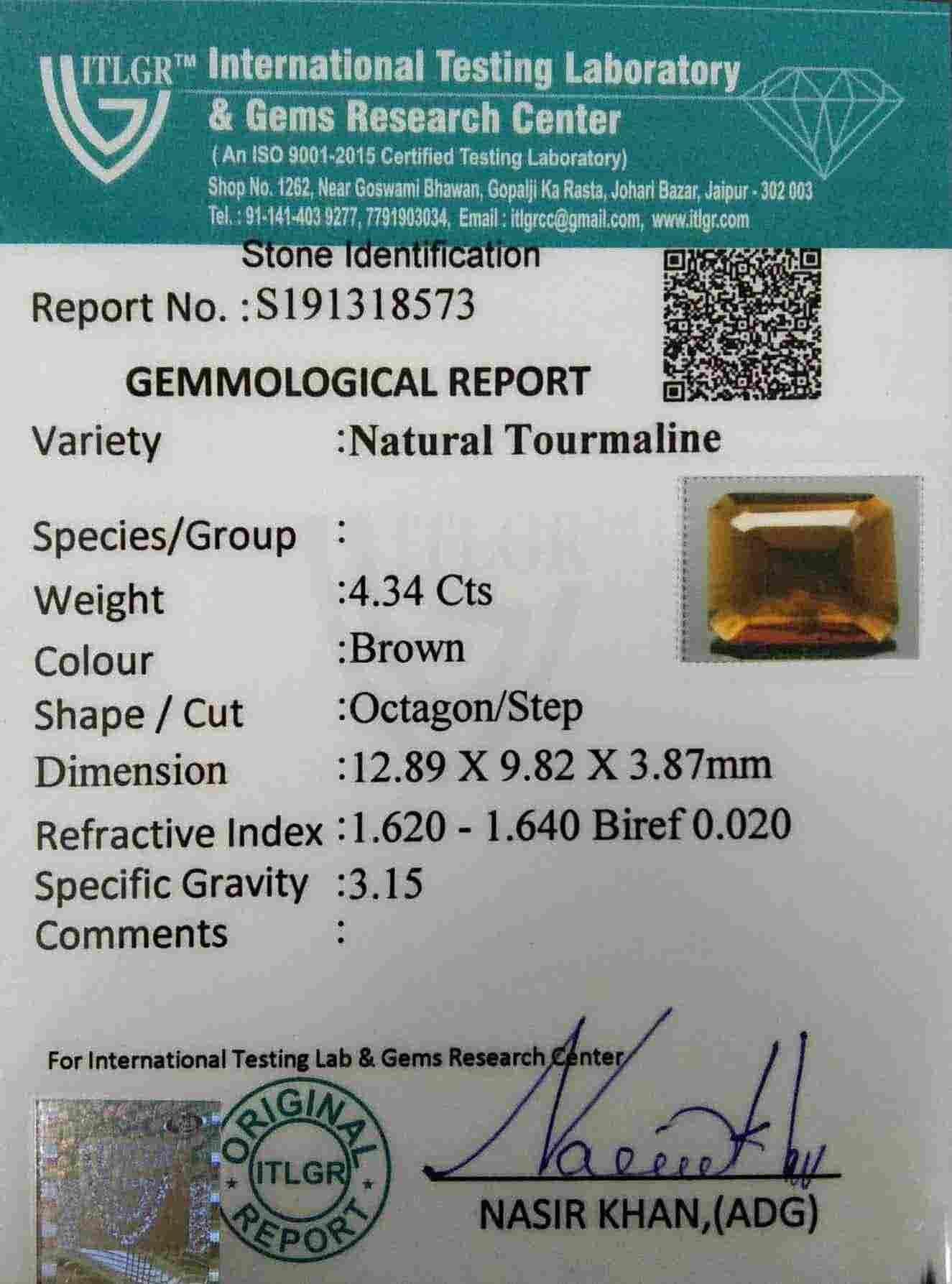 Tourmaline - 4.34 Carat