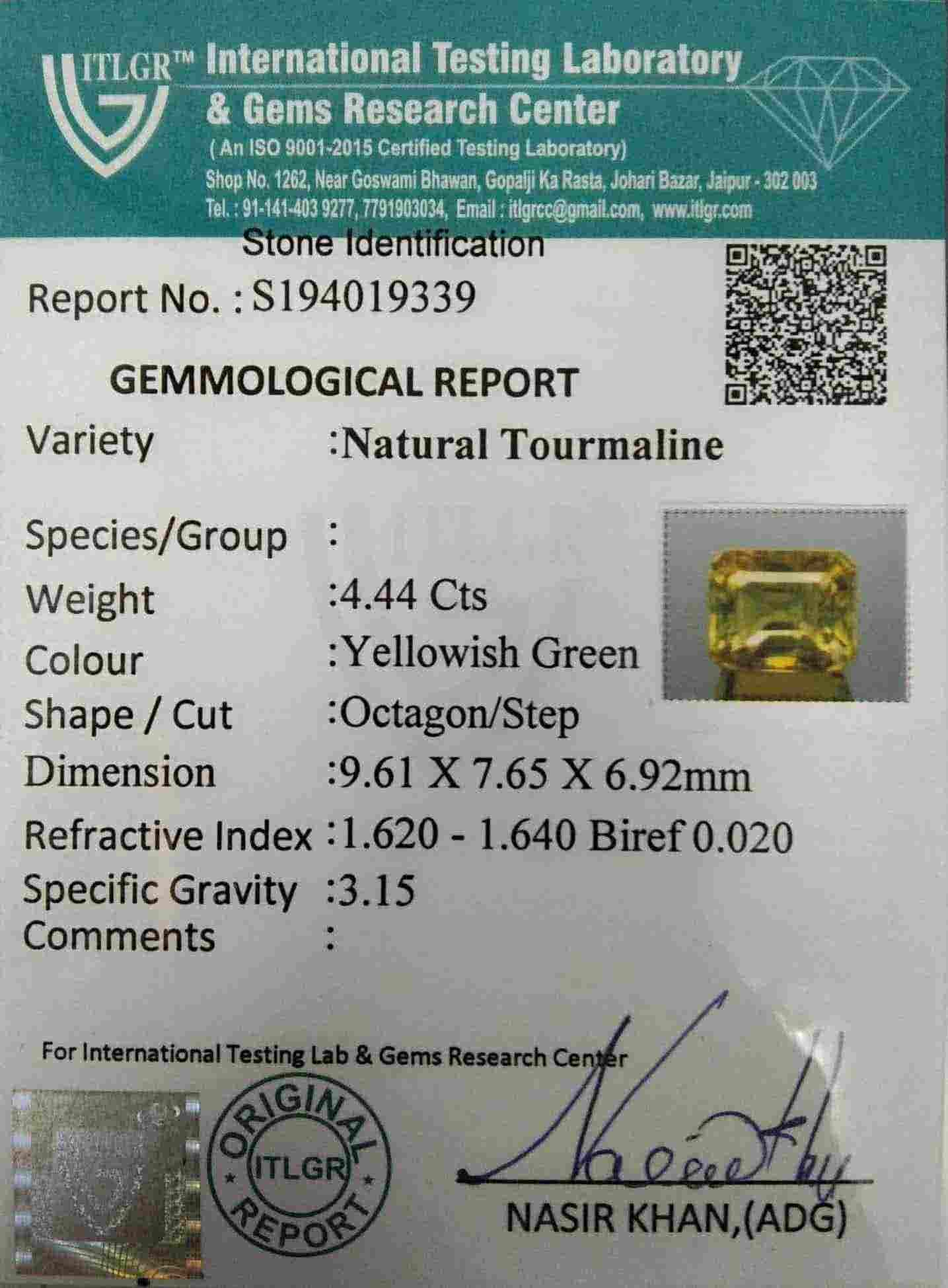 Tourmaline - 4.44 Carat