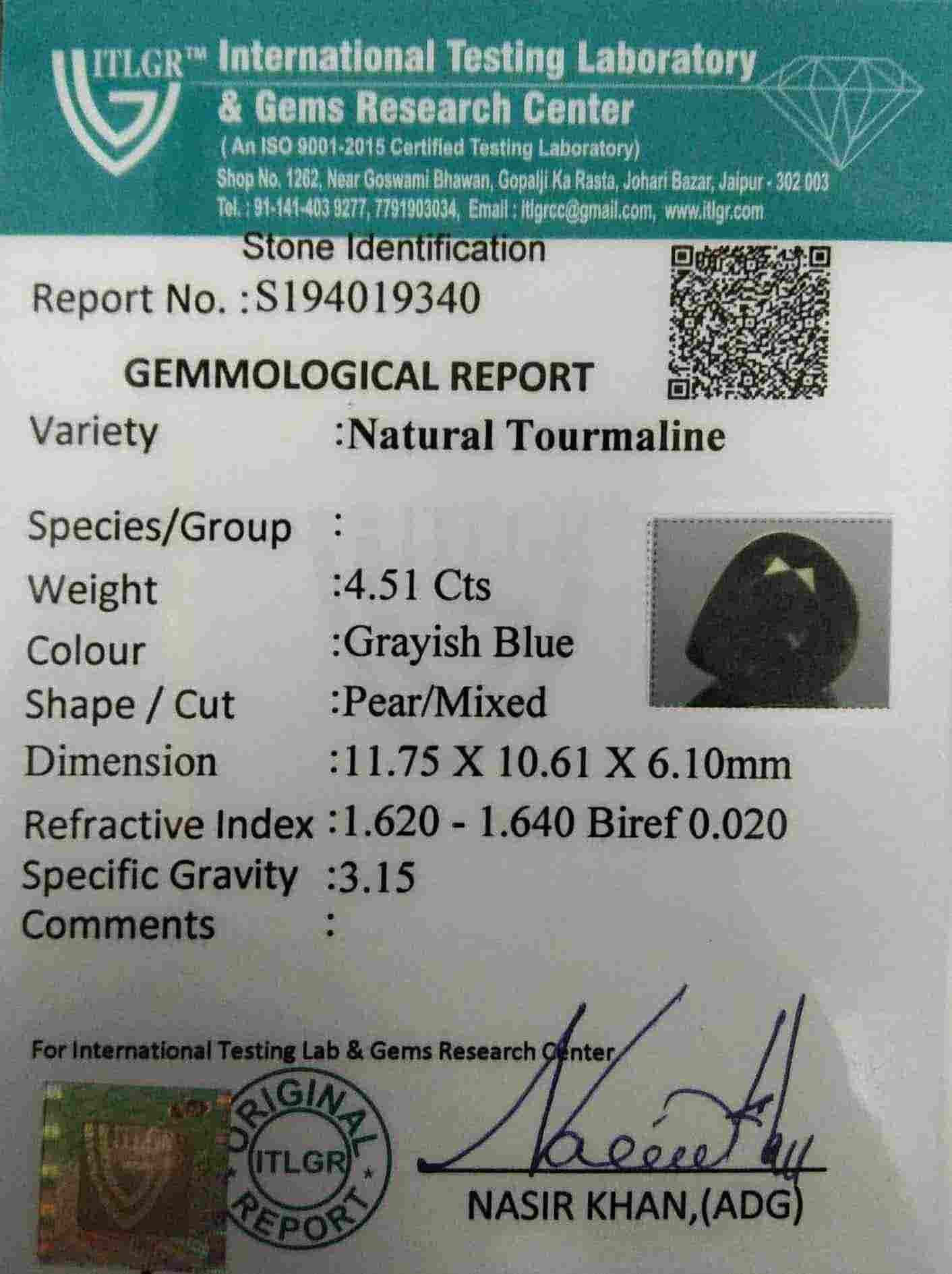 Tourmaline - 4.51 Carat