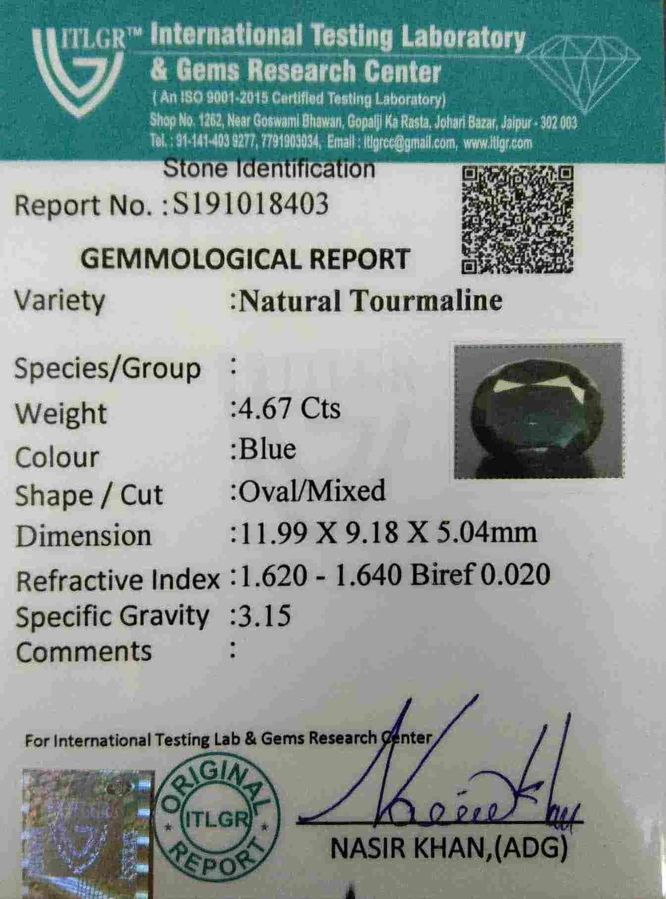 Tourmaline - 4.67 Carat