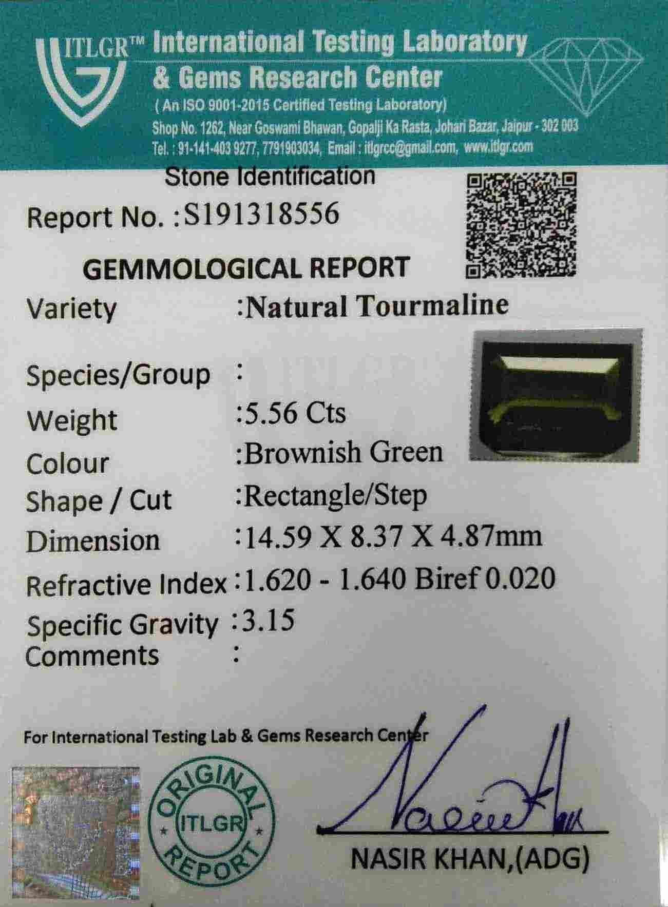 Tourmaline - 5.56 Carat