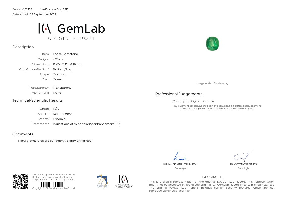Emerald - 7.05 Carat