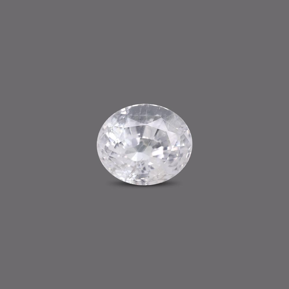 White Sapphire - 6.36 Carat