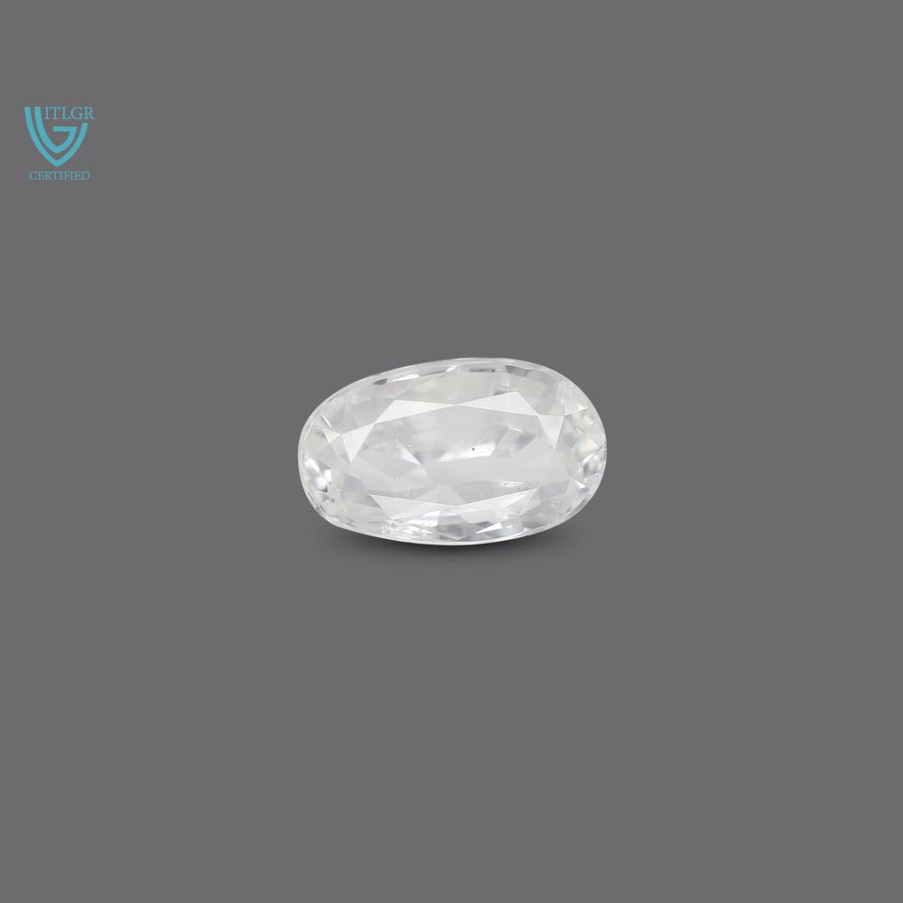 White Sapphire - 6.43 Carat