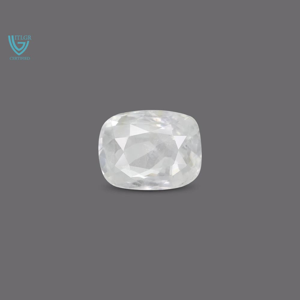 White sapphire - 6.71 Carat