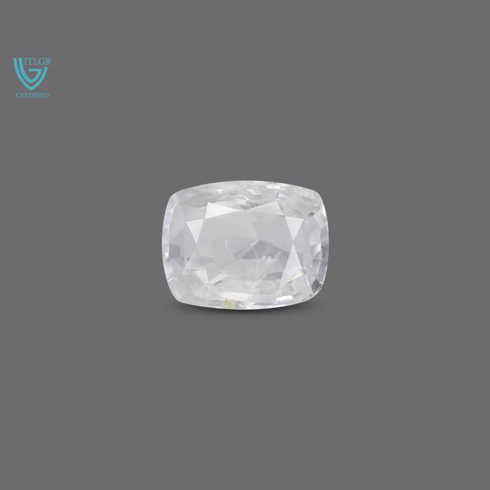 White sapphire - 6.91 Carat
