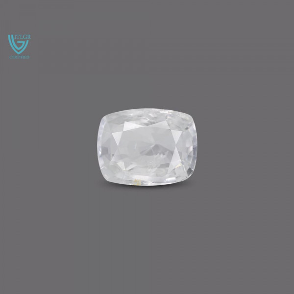 White sapphire - 6.91 Carat