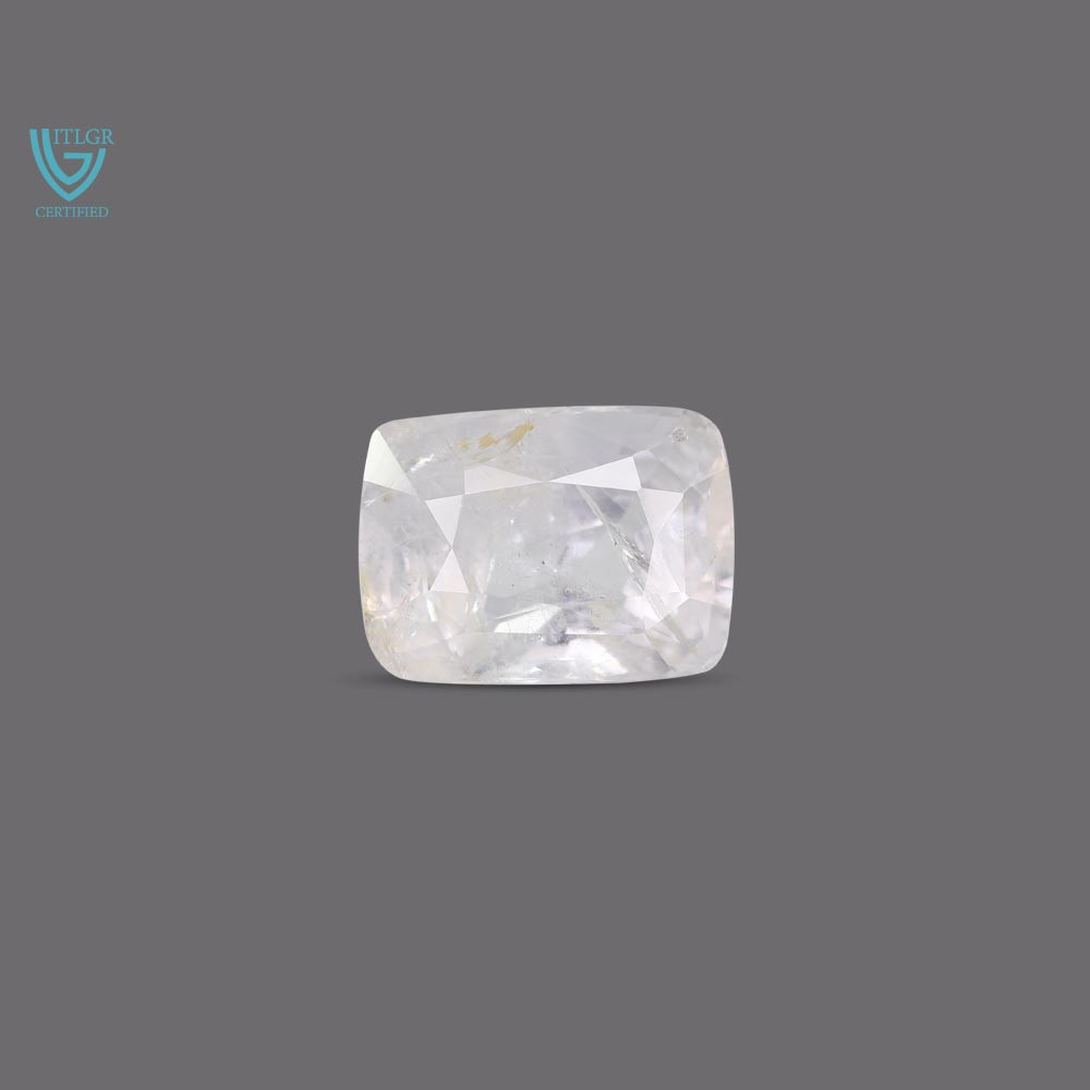 White sapphire - 7.11 Carat