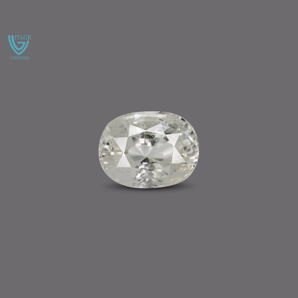 White Sapphire - 8.49 Carat