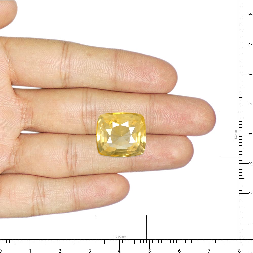 Yellow Sapphire - 19.72 Carat