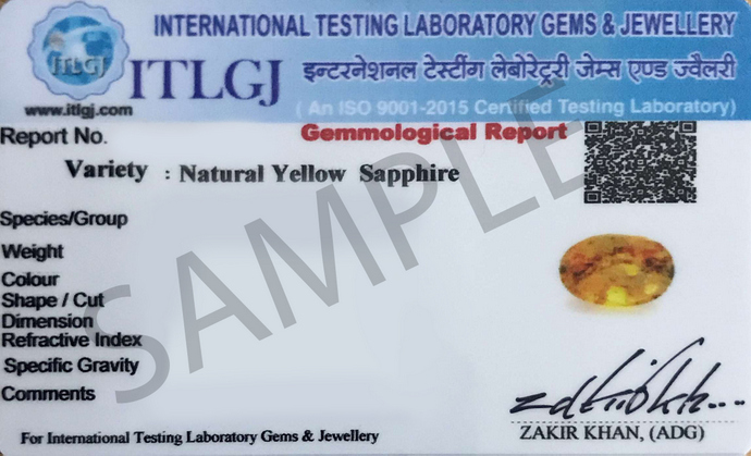 Yellow Sapphire - 8.24 Carat
