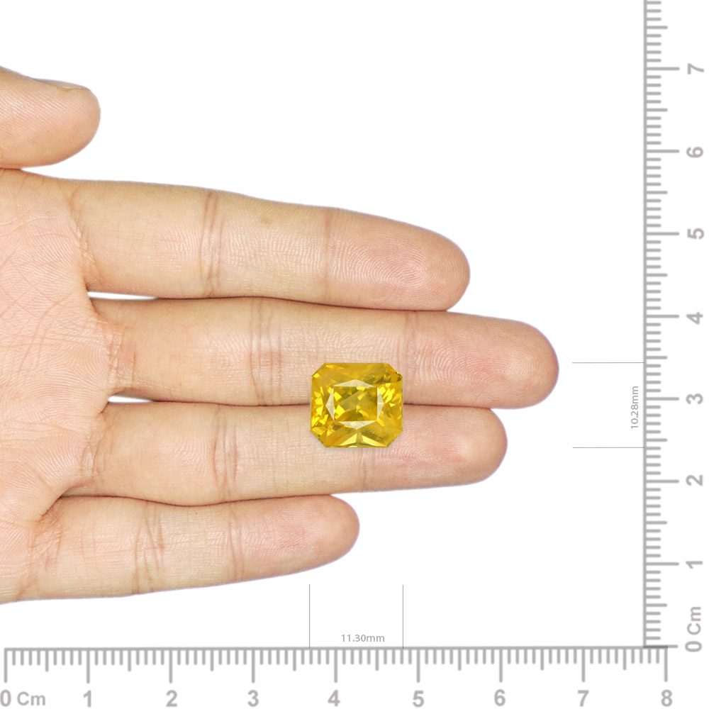 Yellow Sapphire - 8.56 Carat