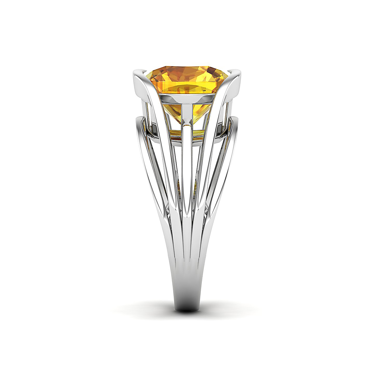 Yellow Sapphire Gold Rings