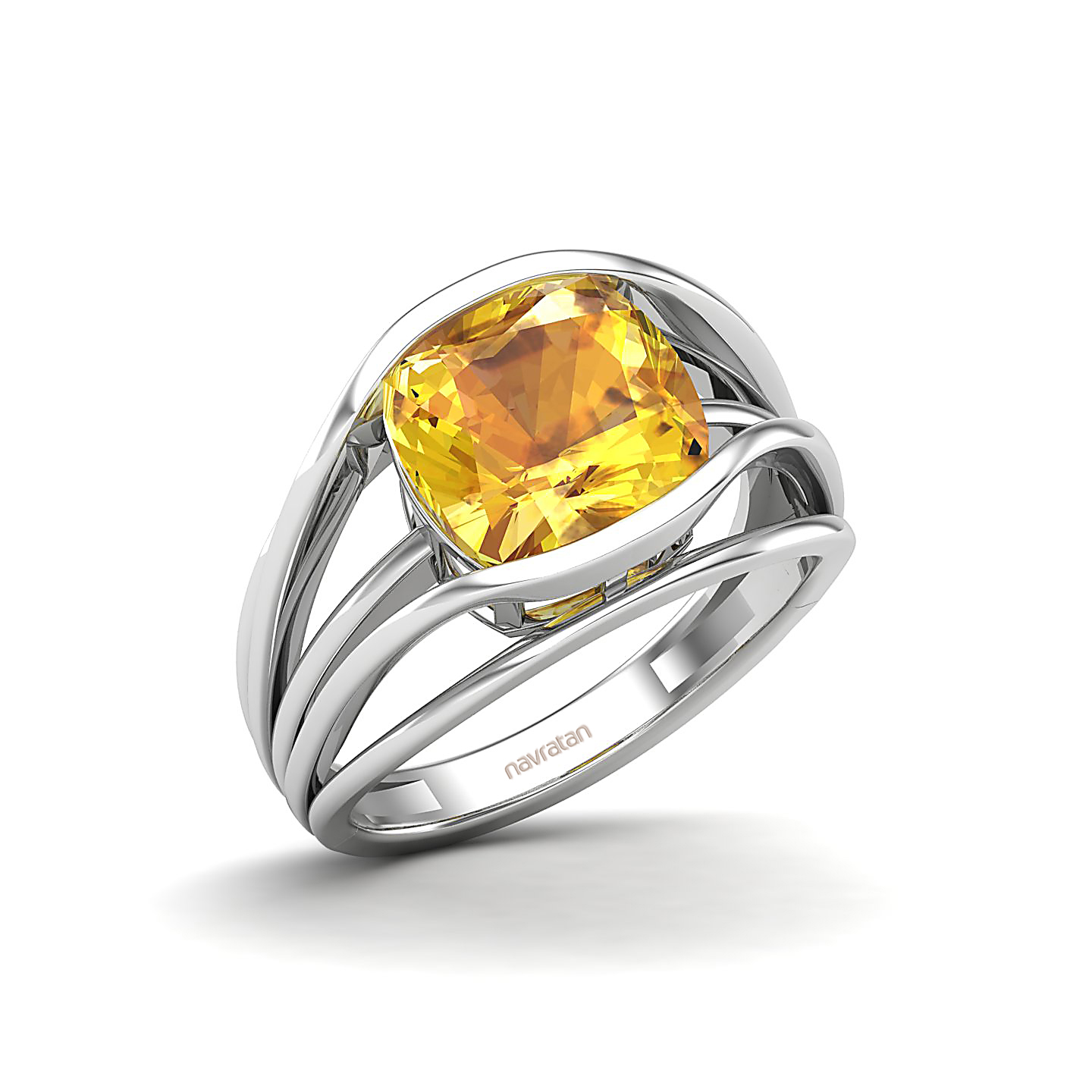 Yellow Sapphire Gold Rings
