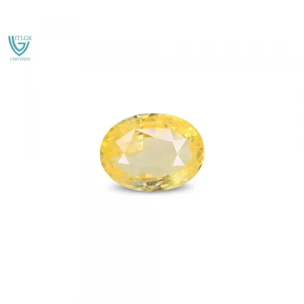 Yellow Sapphire (Pukhraj) - 4.96 Carat