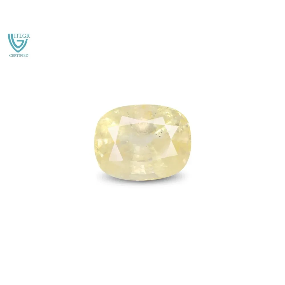 Yellow Sapphire (Pukhraj) - 6.16 Carat