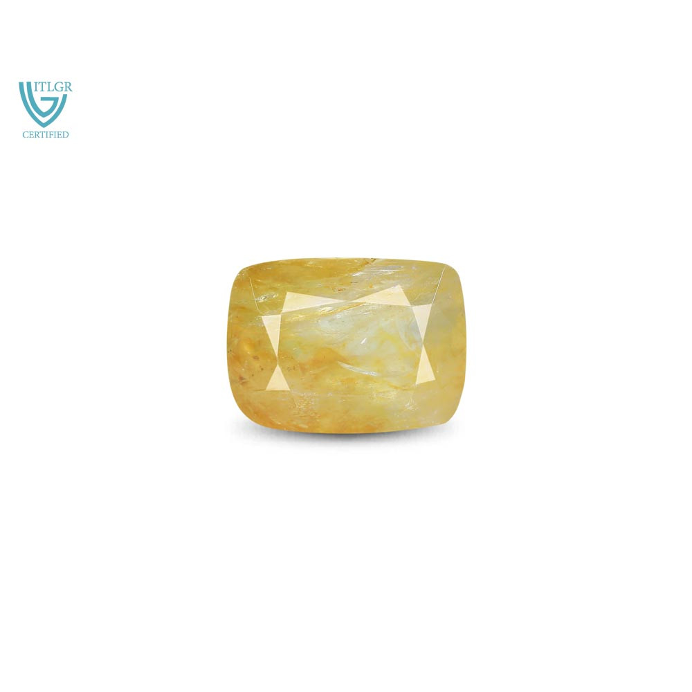 Yellow Sapphire (Pukhraj) - 6.19 Carat