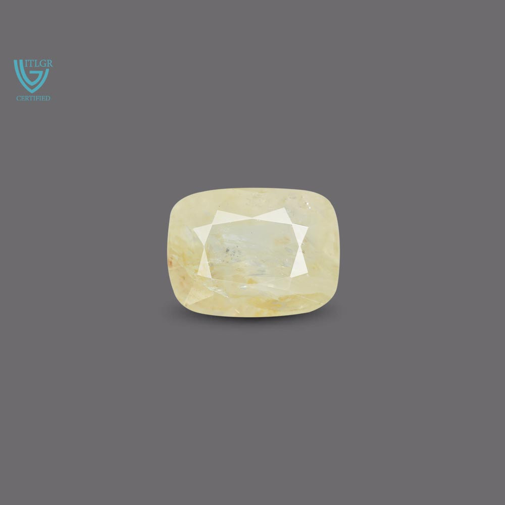 Yellow Sapphire (Pukhraj) - 6.49 Carat
