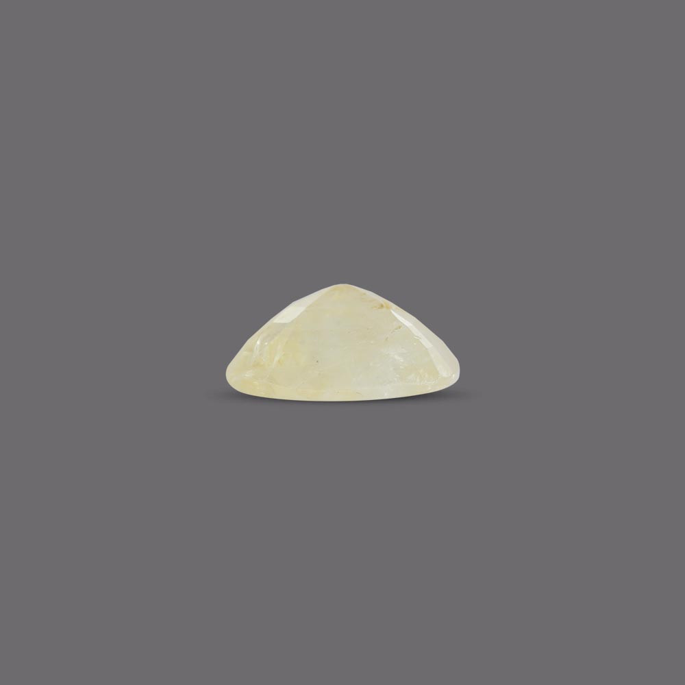 Yellow Sapphire (Pukhraj) - 6.49 Carat