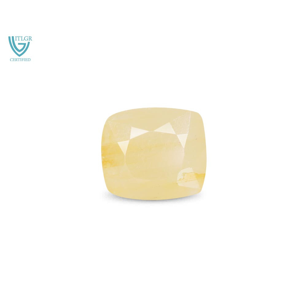 Yellow Sapphire (Pukhraj) - 6.49 Carat