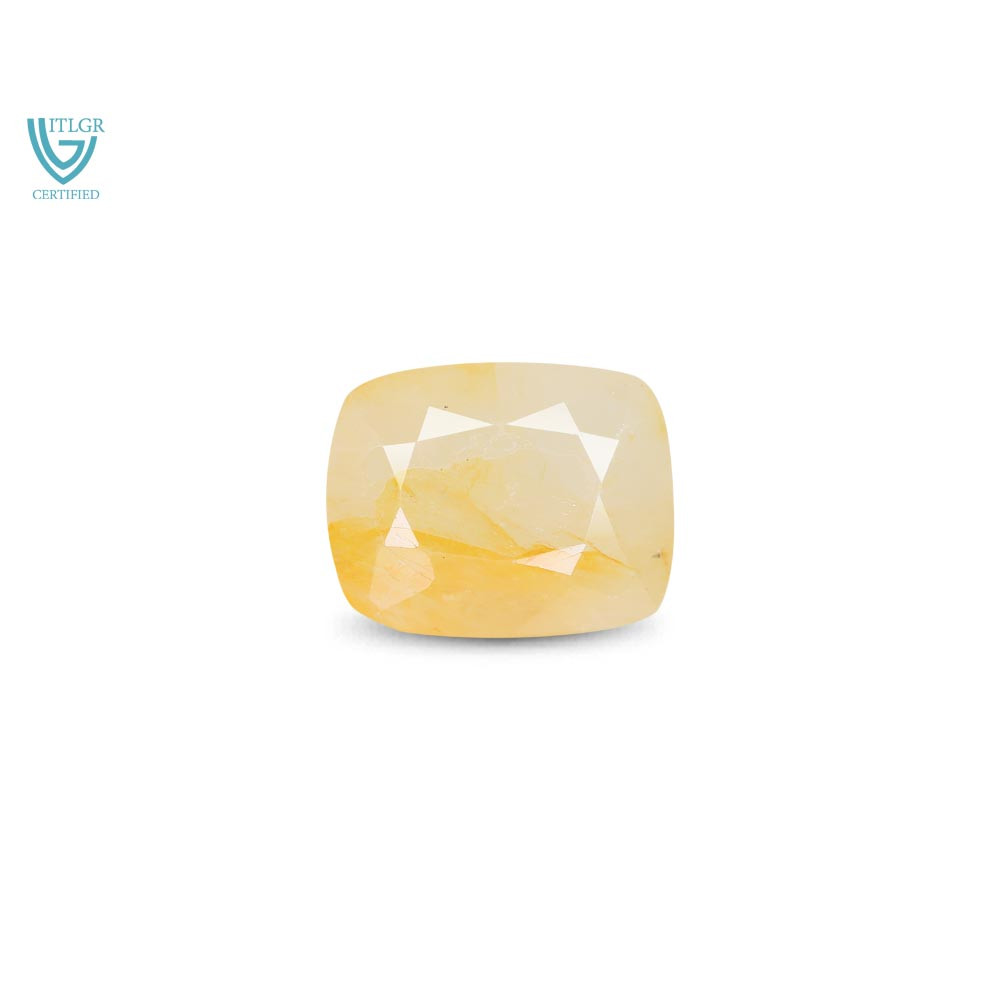 Yellow Sapphire (Pukhraj) - 6.62 Carat
