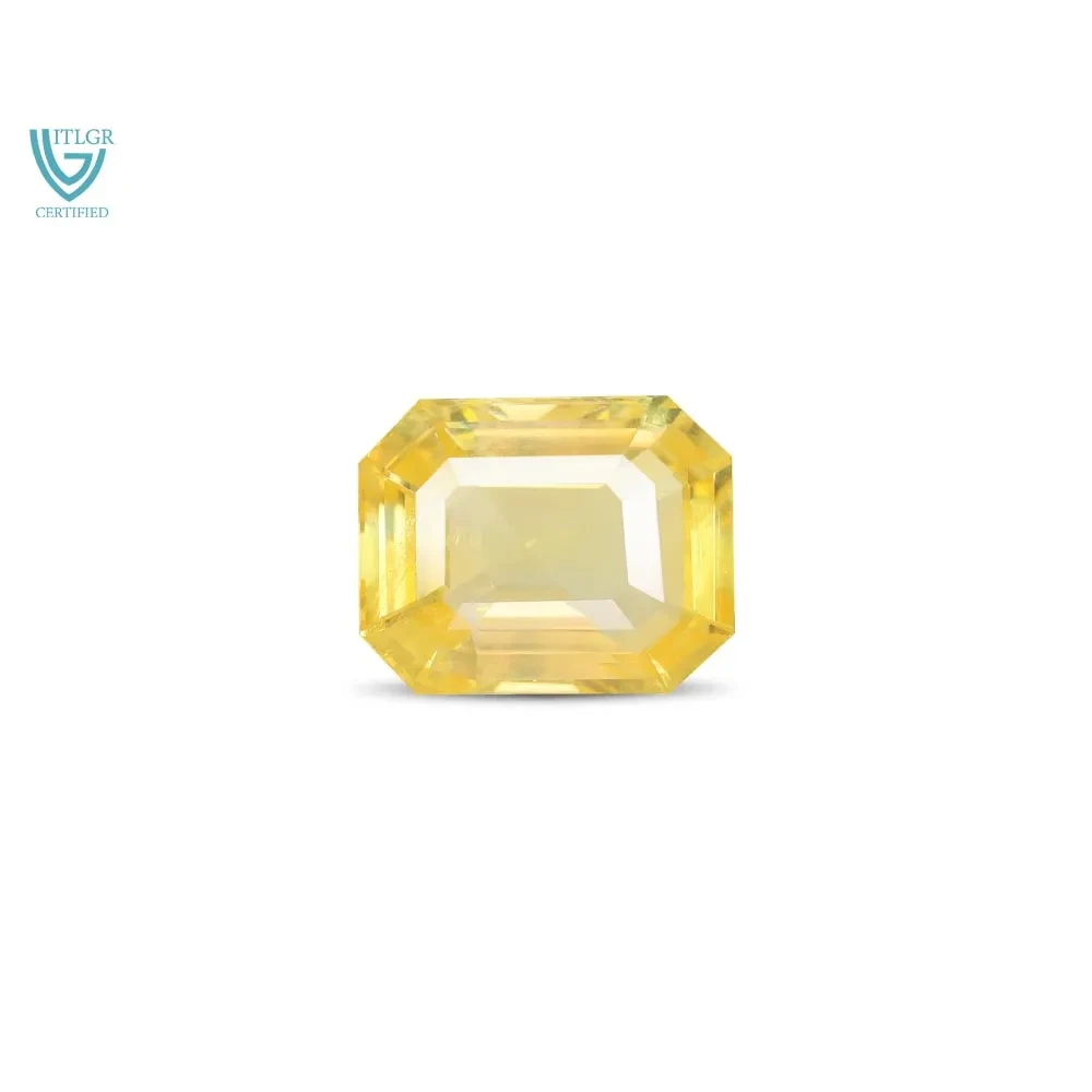 Yellow Sapphire (Pukhraj) - 6.64 Carat