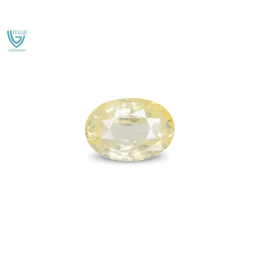 Yellow Sapphire (Pukhraj) - 6.76 Carat