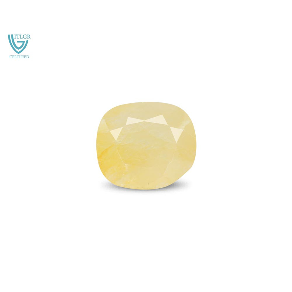 Yellow Sapphire (Pukhraj) - 6.83 Carat
