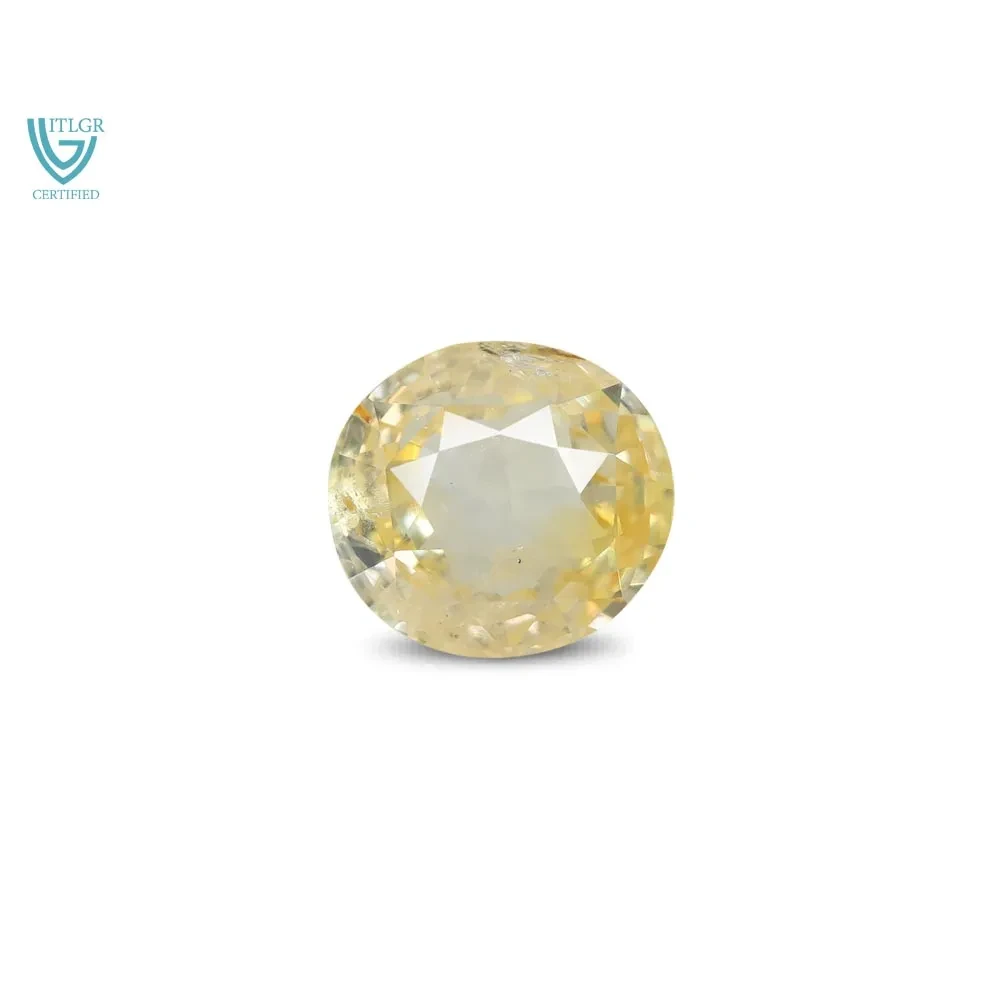 Yellow Sapphire (Pukhraj) - 6.84 Carat