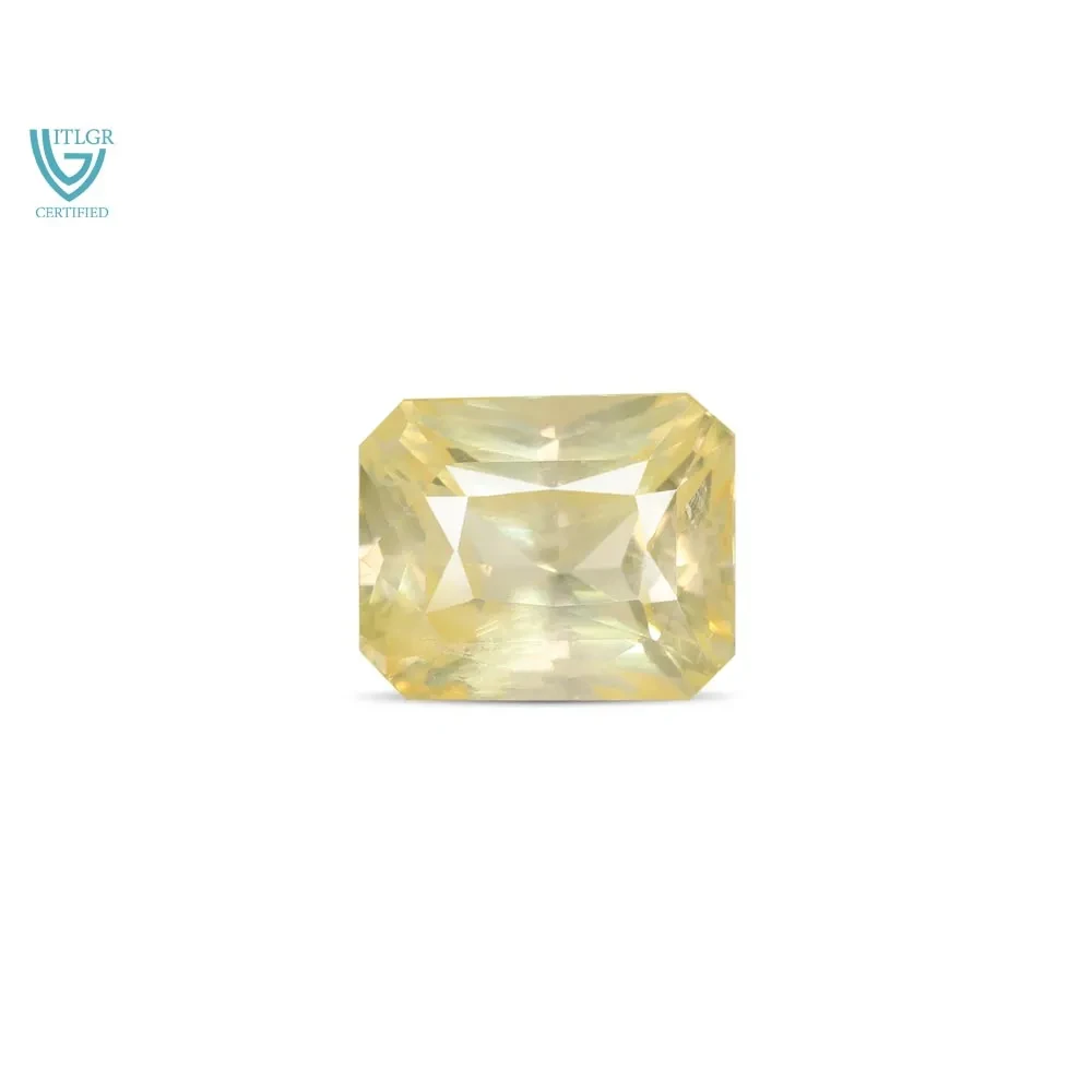 Yellow Sapphire (Pukhraj) - 6.98 Carat