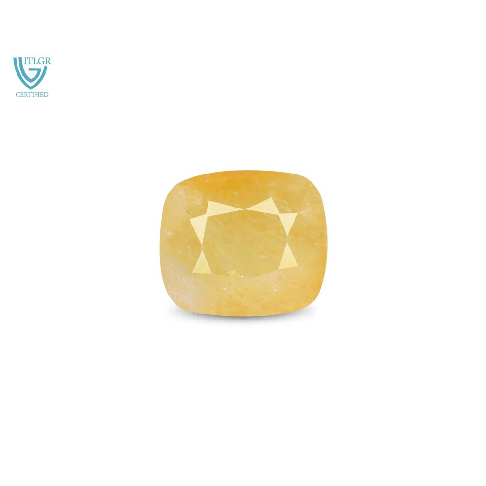 Yellow Sapphire (Pukhraj) - 7.41 Carat