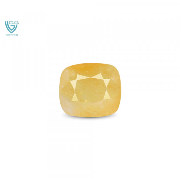 Yellow Sapphire (Pukhraj) - 7.41 Carat