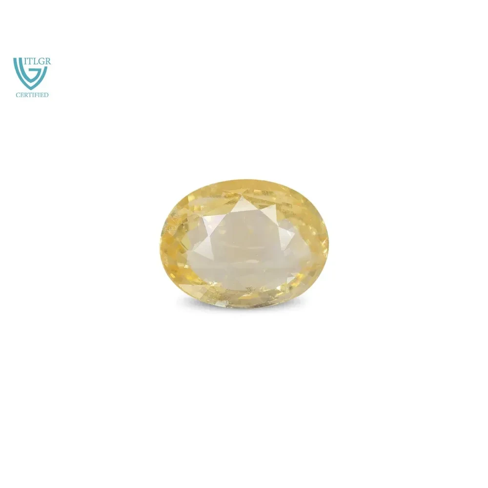 Yellow Sapphire (Pukhraj) - 7.59 Carat