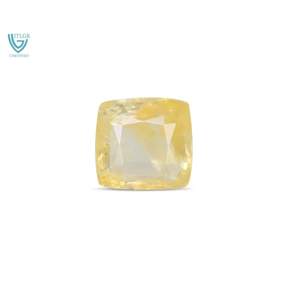 Yellow Sapphire (Pukhraj) - 7.6 Carat
