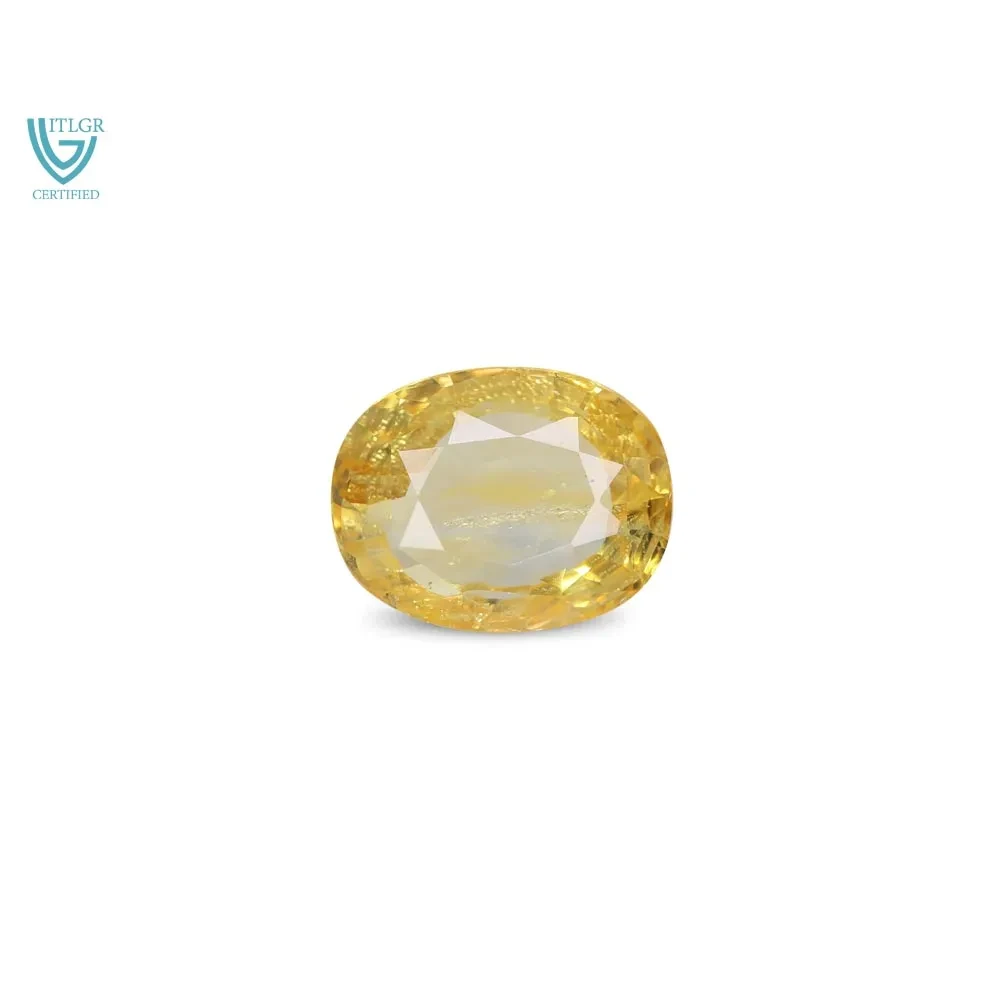 Yellow Sapphire (Pukhraj) - 7.6 Carat