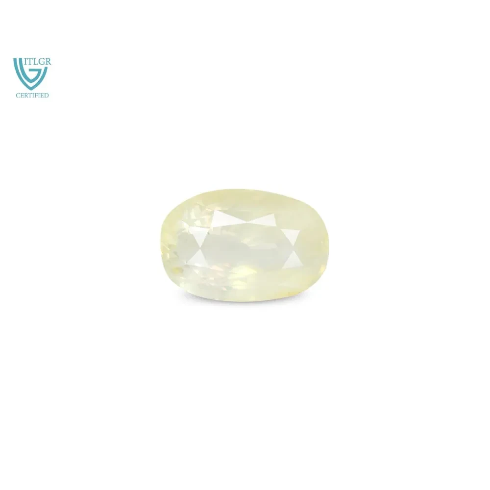 Yellow Sapphire (Pukhraj) - 7.63 Carat