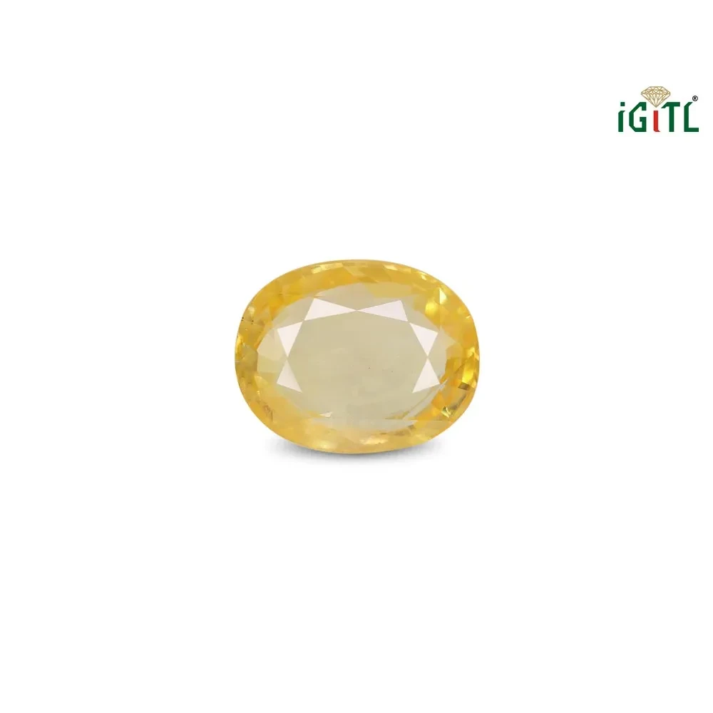 Yellow Sapphire (Pukhraj) - 9.19 Carat