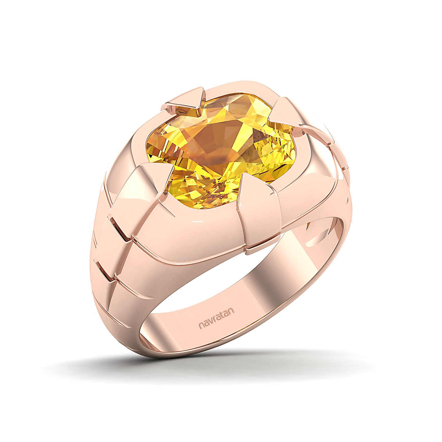 The Entrancing Yellow Sapphire Gold Ring