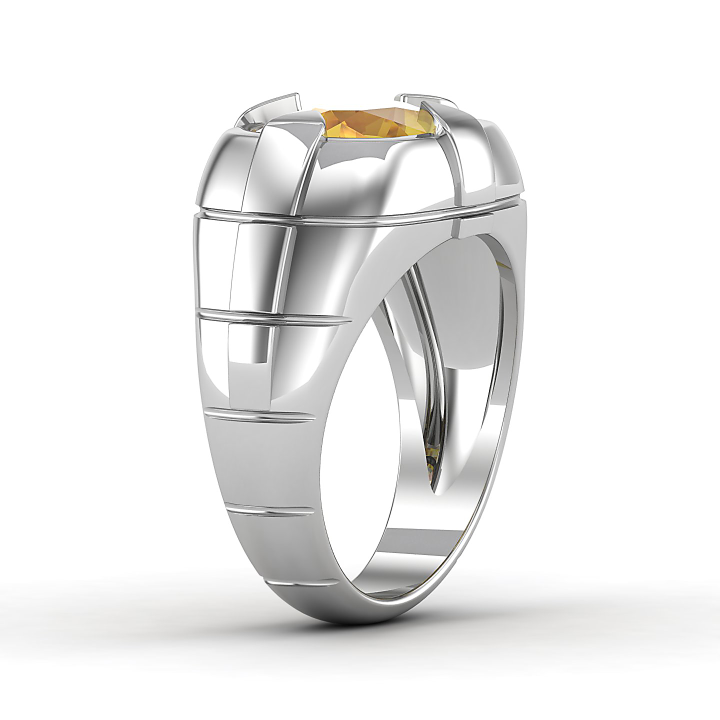 The Entrancing Yellow Sapphire Gold Ring
