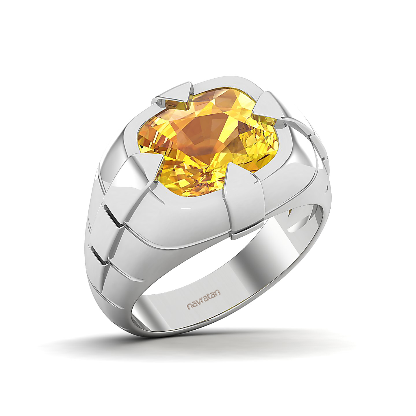 The Entrancing Yellow Sapphire Gold Ring