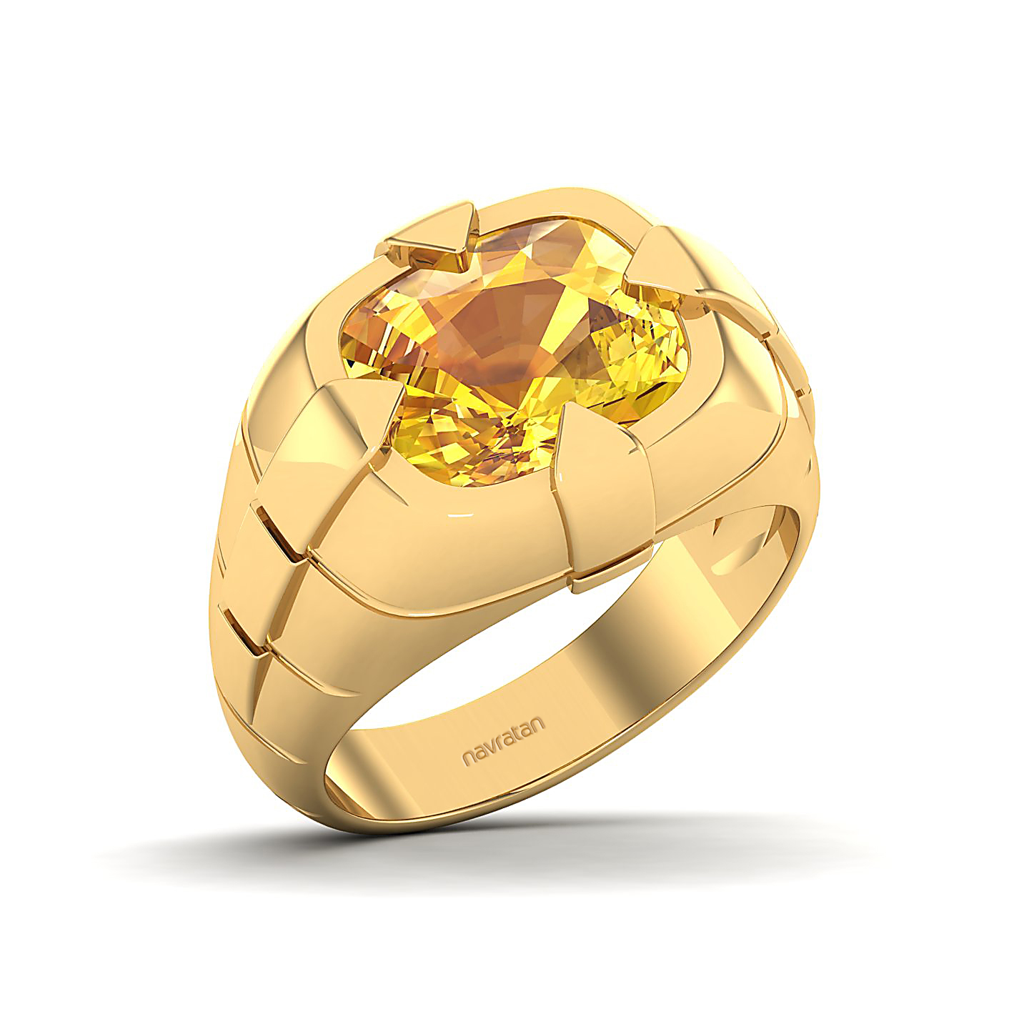 The Entrancing Yellow Sapphire Gold Ring