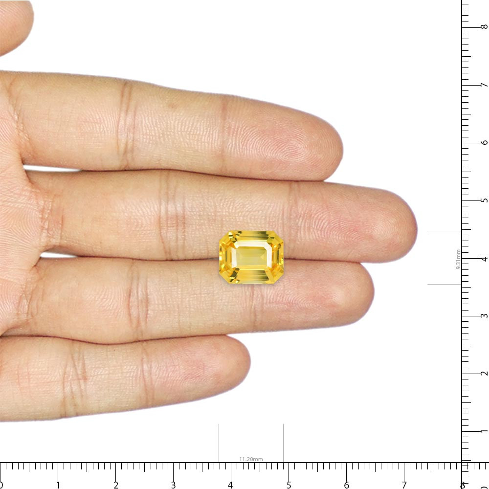 Yellow Sapphire - 6.9 Carat