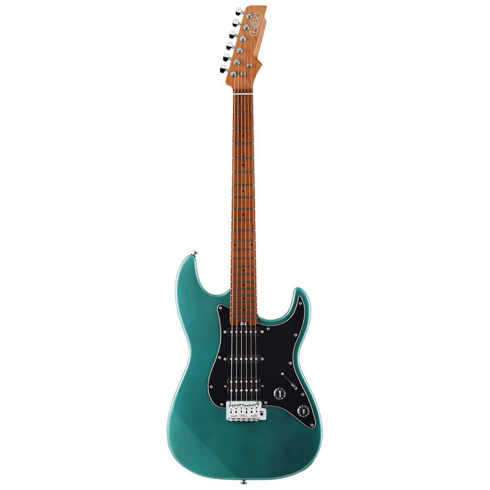 HEX E300G Electric Guitar Metallic Blue Green online in India at johnsmusicin at the lowest price Online price in India