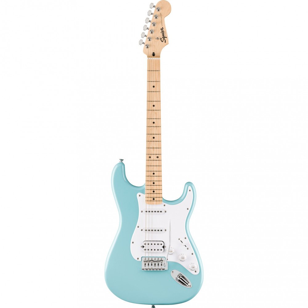 Image of Fender Squier Sonic Stratocaster HSS FSR Maple Electric Guitar Tropical Turquoise