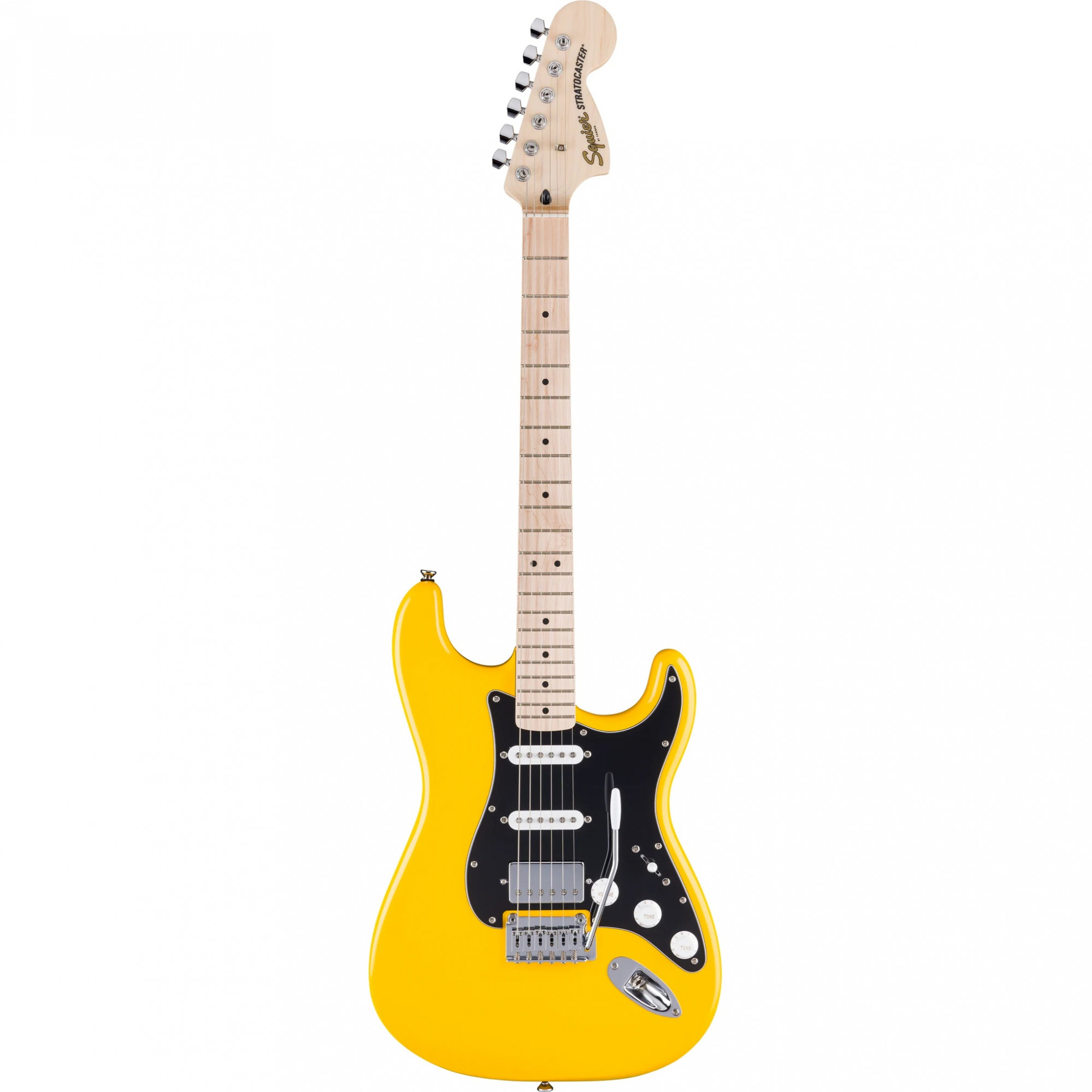 Squier FSR Affinity Stratocaster HSS Graffiti Yellow online in India at johnsmusicin at the lowest price Online price in India