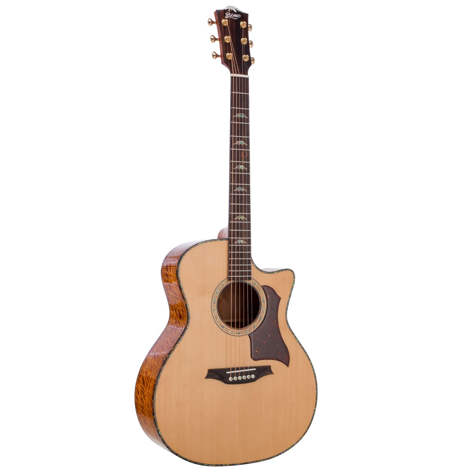 Bromo BAN2CE Denali Acoustic Electric Solid top Grand Auditorium Cutaway Guitar online in India at johnsmusicin at the lowest price Online price in India