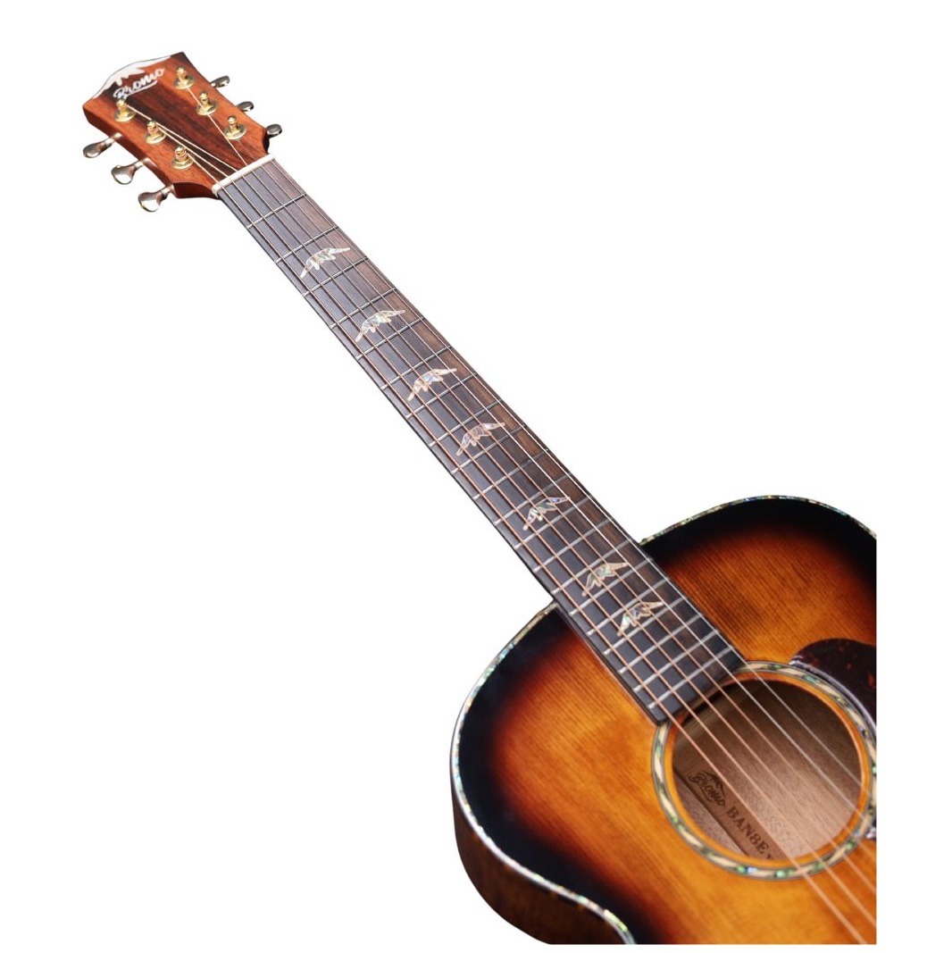 Bromo Denali Series BAN8E Mini Jumbo Electro Acoustic Guitar online in India at johnsmusicin at the lowest price Online price in India
